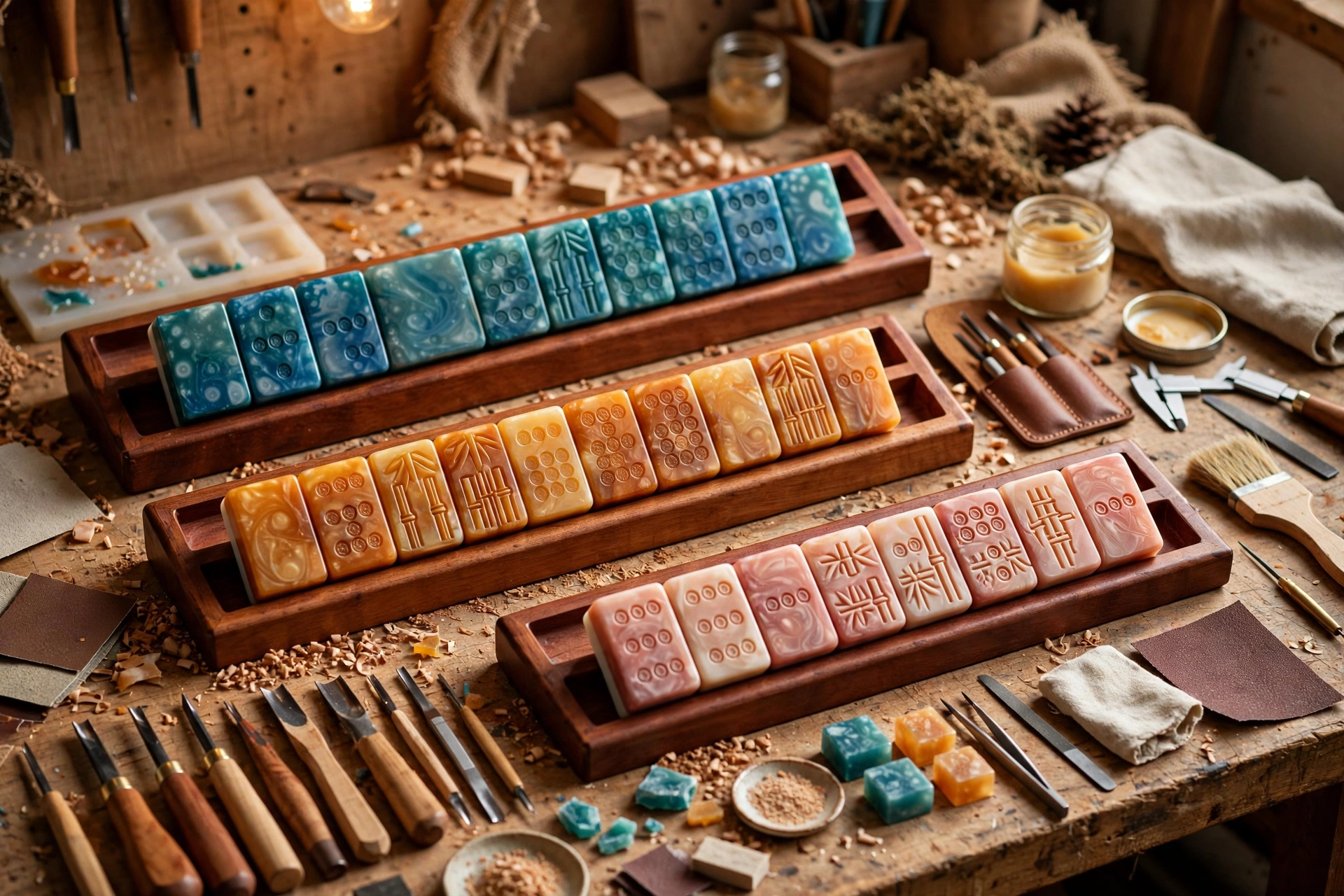 Crisloid mahjong sets