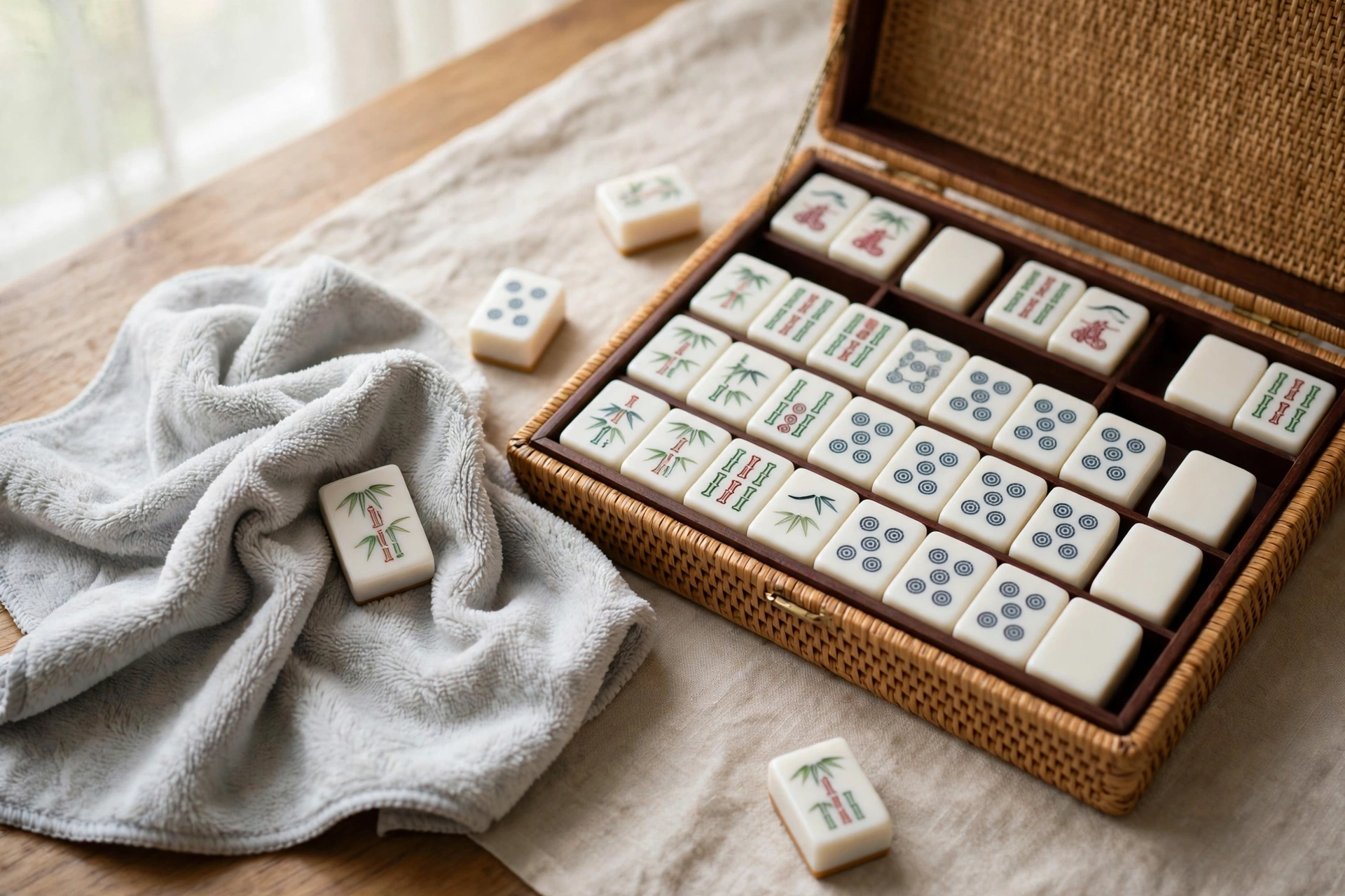 Mahjong set care