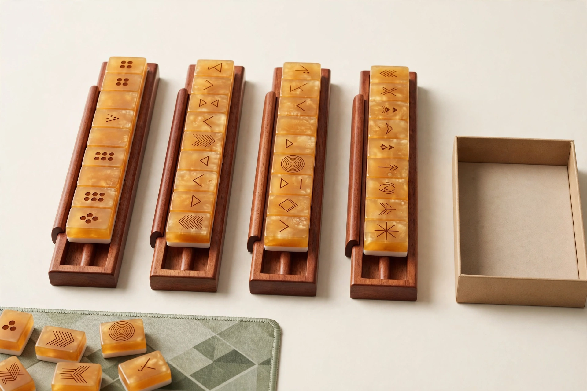 Crisloid Letra Mahjong Set - product illustration