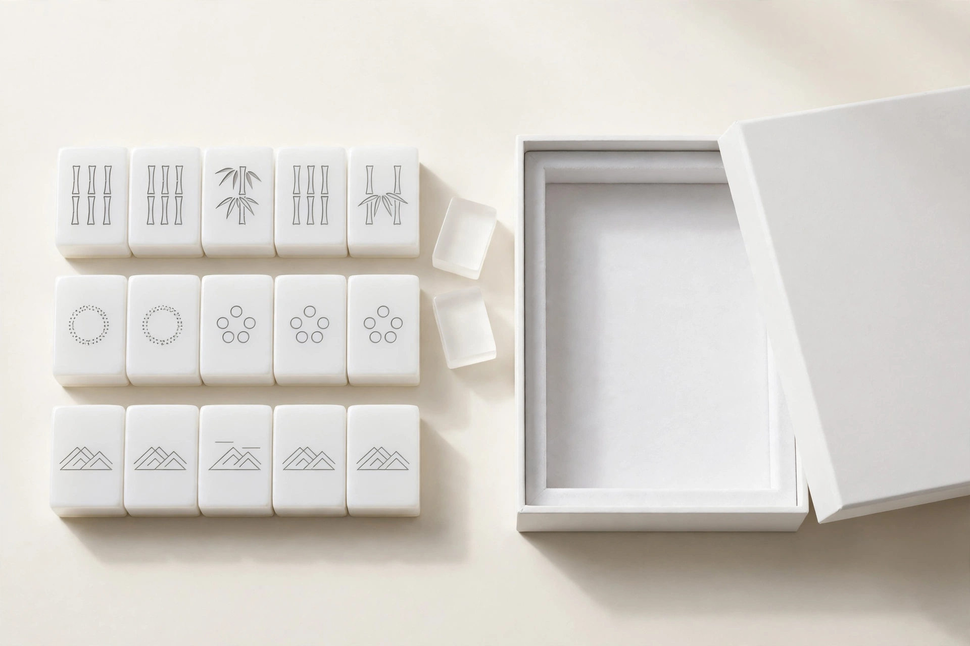 The Mahjong Line Classic — Crisp White - product illustration