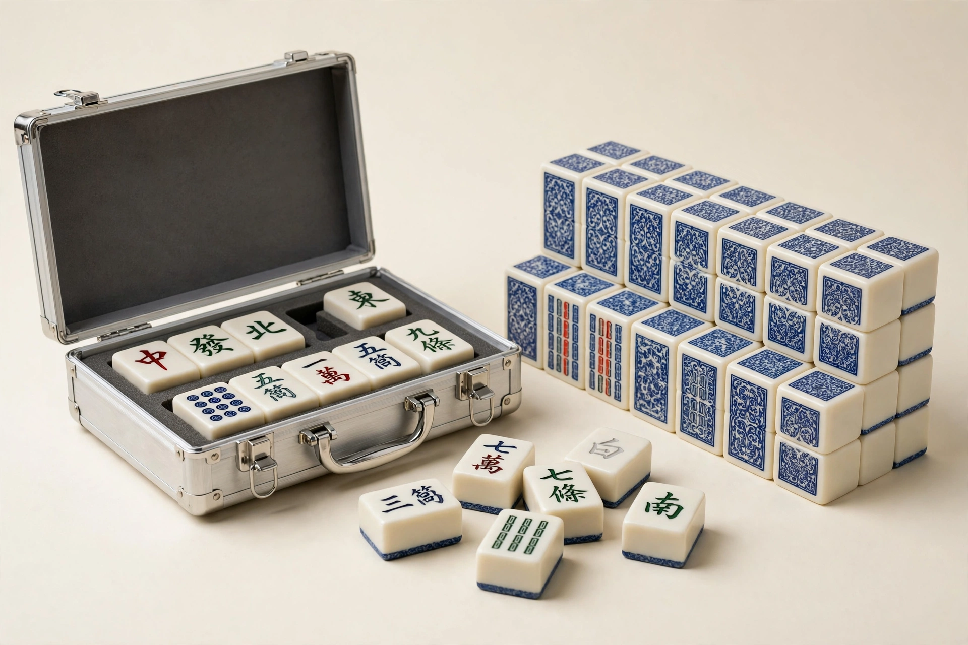 Yellow Mountain Imports Chinese Set — Azure Fortune - product illustration
